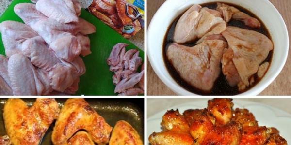 Рецепты приготовления куриных крылышек с медом в духовке